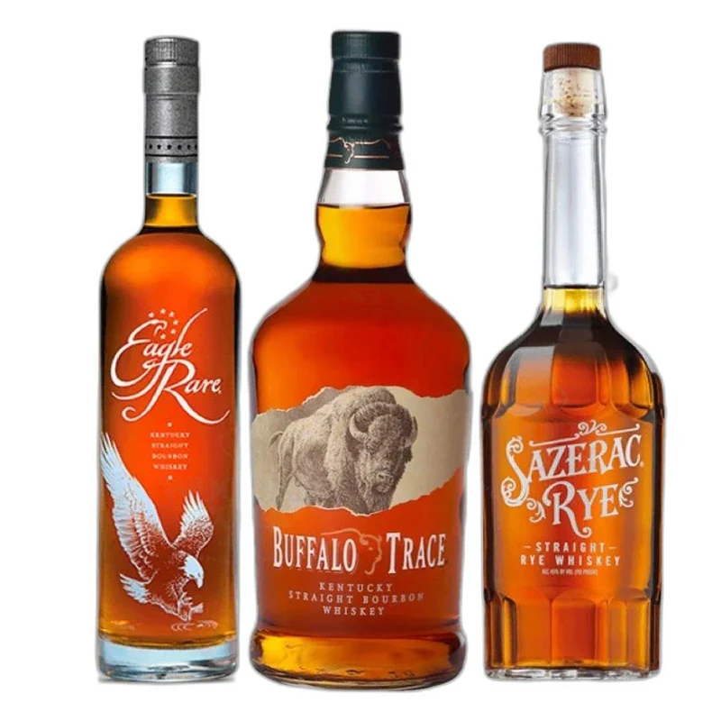 Eagle Rare 10 Year Buffalo Trace Bourbon Sazerac Rye Bundle