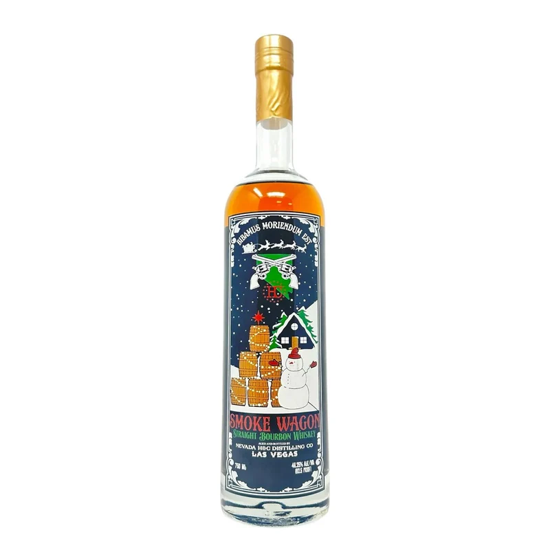 Smoke Wagon Straight Bourbon Whiskey Christmas Edition 2024