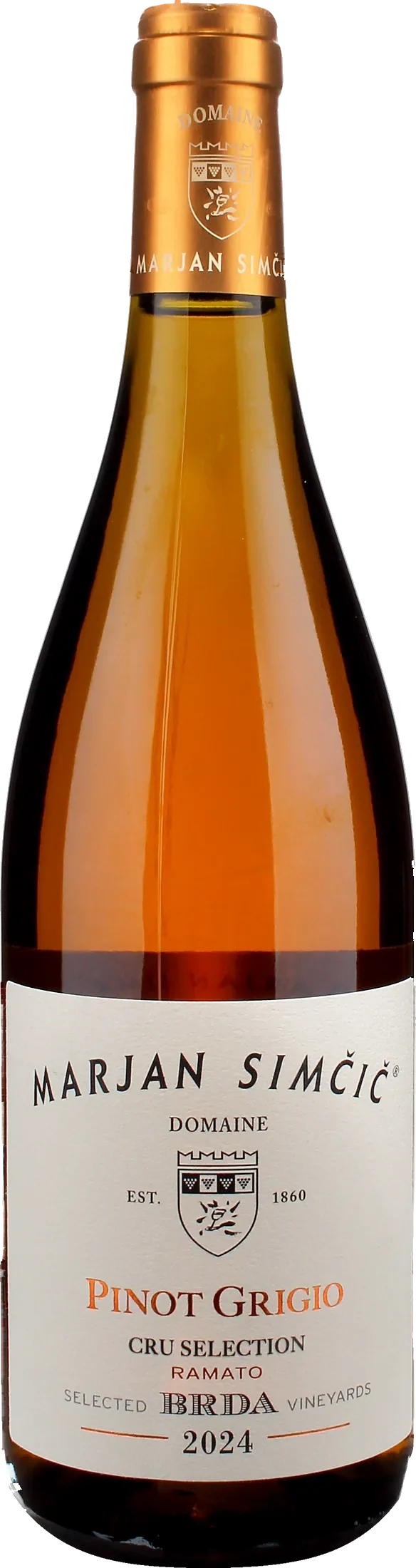 Domaine Marjan Simcic BRDA Cru Selection Pinot Grigio Ramato 2024