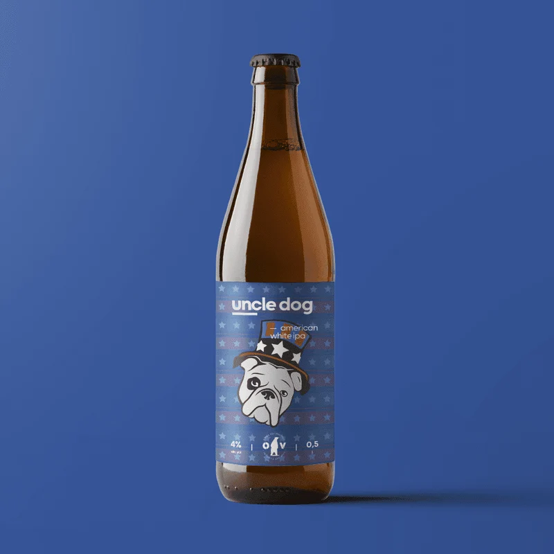 BIRRA ORSO VERDE - Uncle Dog American white IPA (50CL, 4% Vol.)