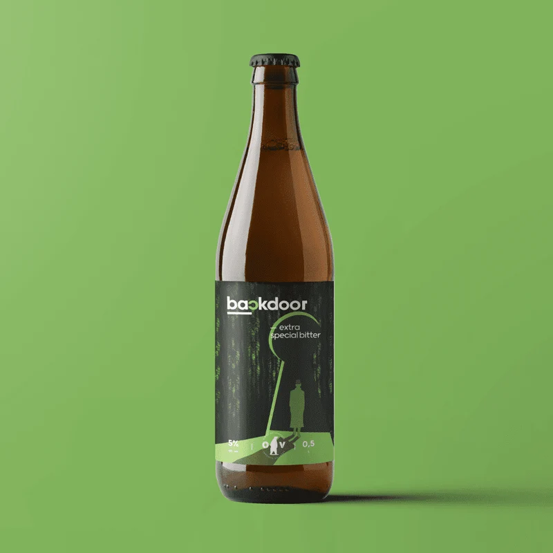 BIRRA ORSO VERDE - Backdoor Bitter Extra special bitter (50CL, 5% Vol.)