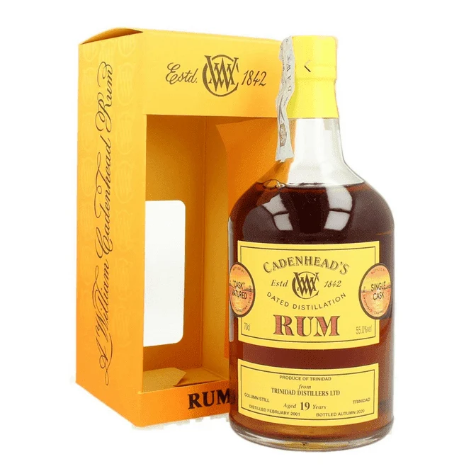 Cadenhead's Trinidad Trinidad Distillers Ltd - 19 YO (70CL, 55% Vol.)