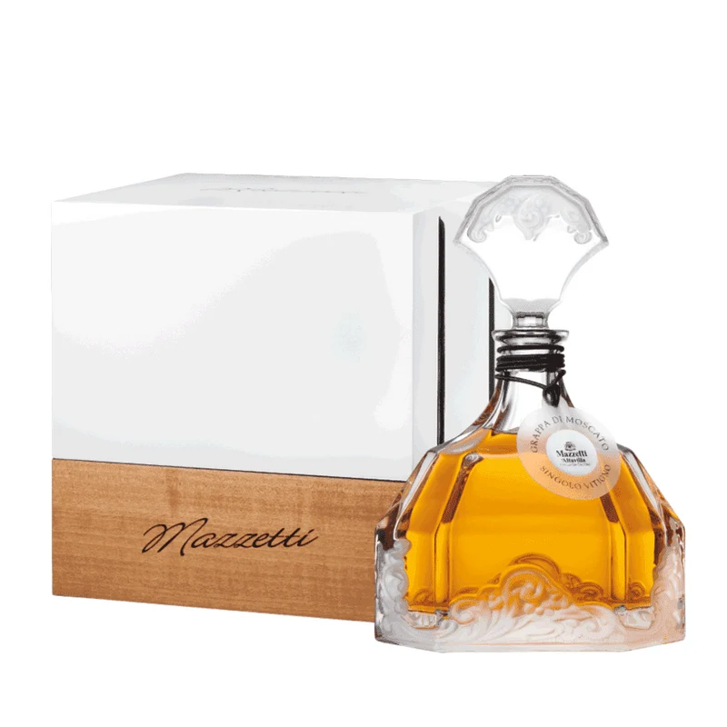Grappa Mazzetti DECANTER DI BOHEMIA Grappa di Moscato riserva 2015 - 50cl 13%