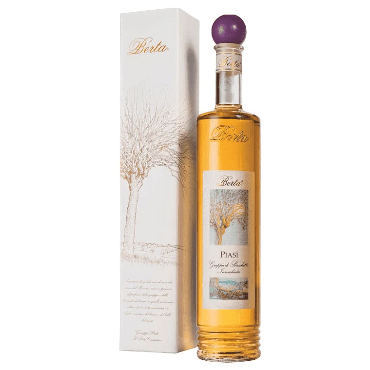 GRAPPA BERTA PIASì - Grappa Invecchiata di Brachetto (0.7L, 40% Vol.)