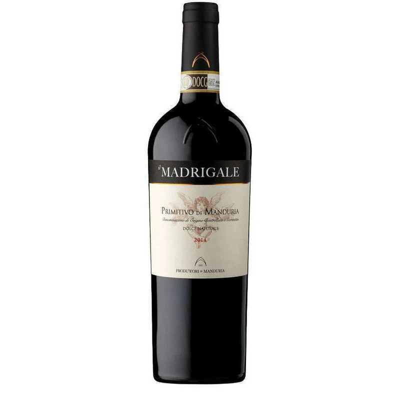 PRODUTTORI DI MANDURIA Madrigale Primitivo di Manduria DOCG Dolce Naturale 2021