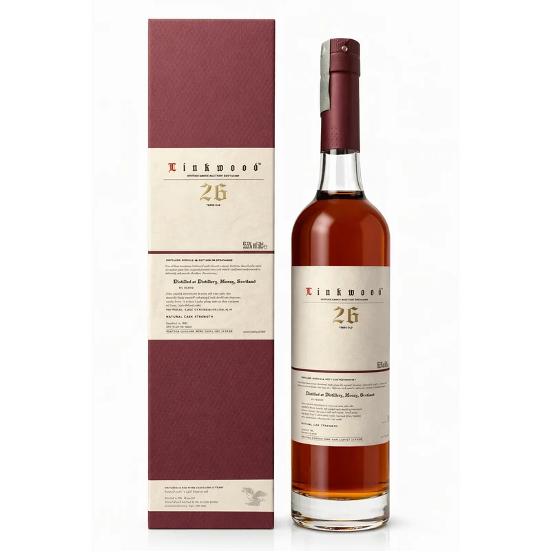 Whisky LINKWOOD 26 YEAR OLD 1981 Sweet Red Wine Cask (50CL, 55.5% Vol.)