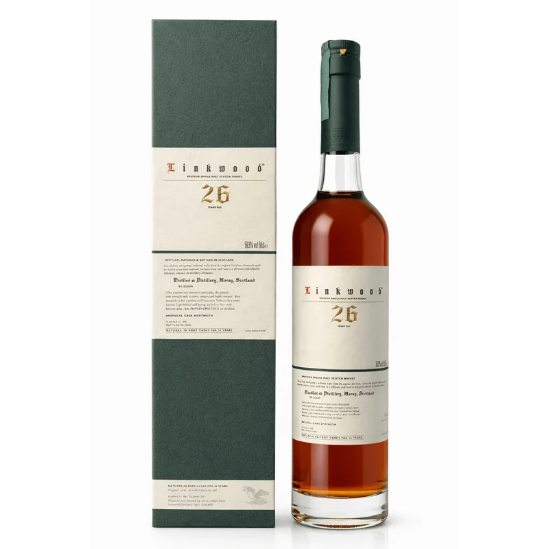 Whisky LINKWOOD 26 YEAR OLD 1981 Port Cask Natural Cask Strength (50CL, 56.9% Vol.)