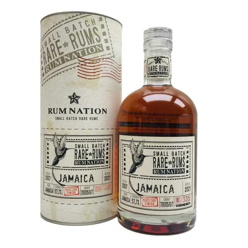 Rum Nation Rare Jamaica 2007 2021 Peated cask Finish (70CL, 57.7% Vol.)