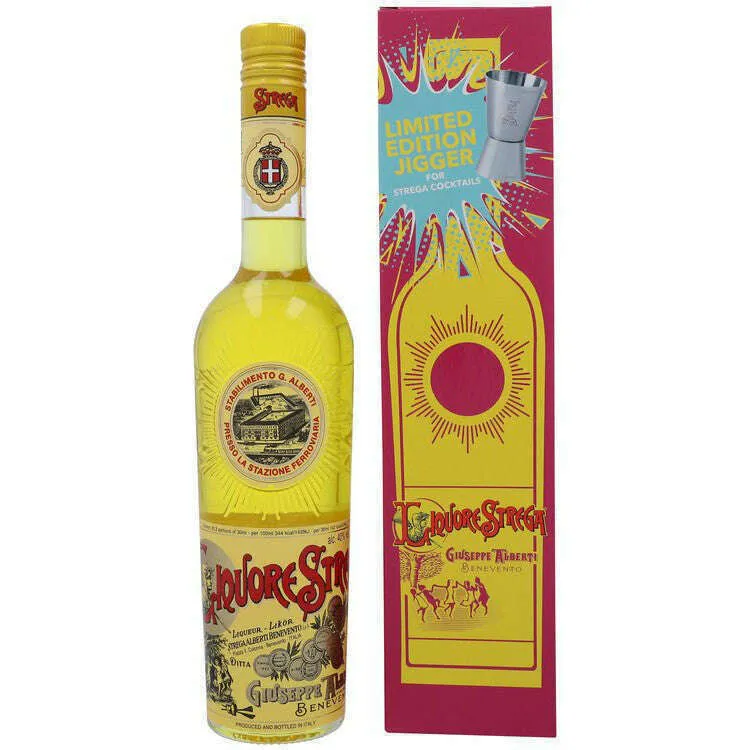 Strega alberti liquore Limited Edition Jigger (0.7L, 40% Vol.)