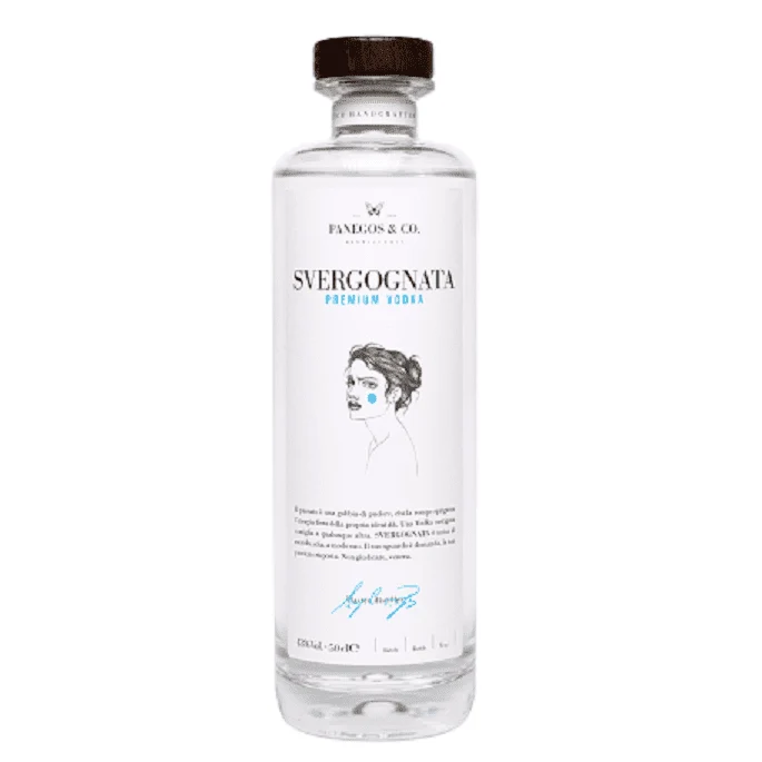 PANEGOS DISTILLERIE SVERGOGNATA PREMIUM VODKA Panegos & Co. (70CL, 43.0% Vol.)