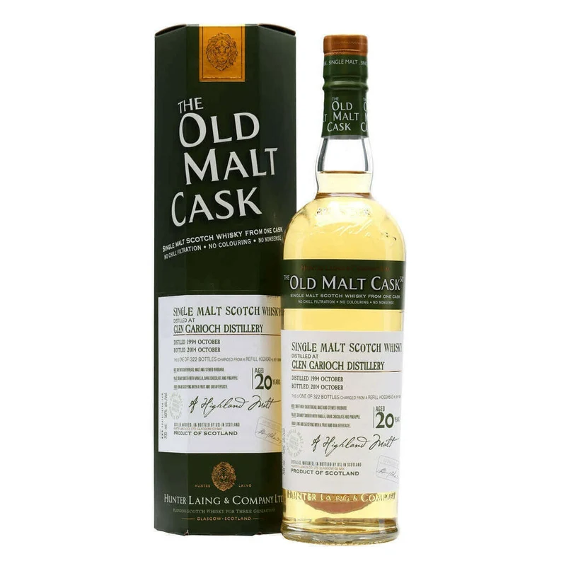 Glen Garioch 20 Year Old 1994 (cask 10899) - Old Malt Cask (Hunter Laing) (70cl, 50.0% Vol.)