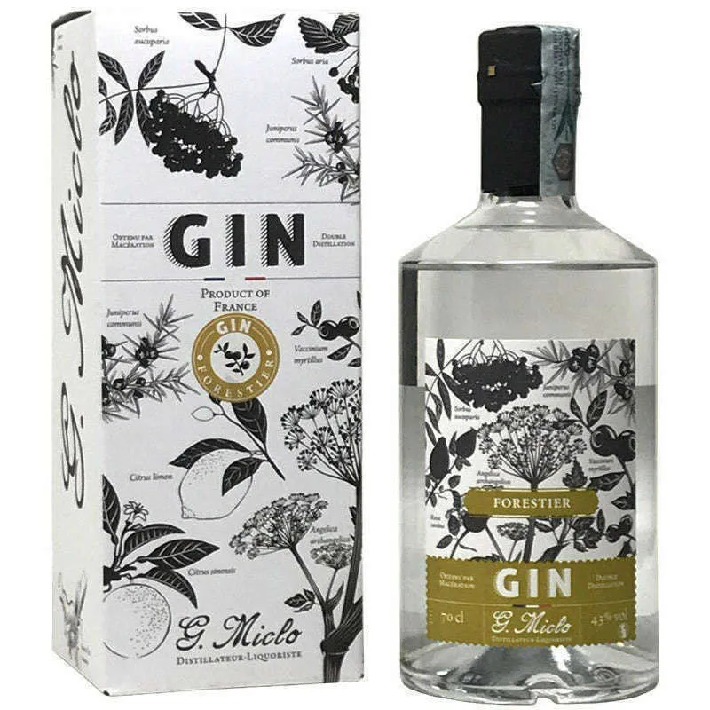 GIN FORESTIER - DISTILLERIA MICLO (70CL, 43.0% Vol.)