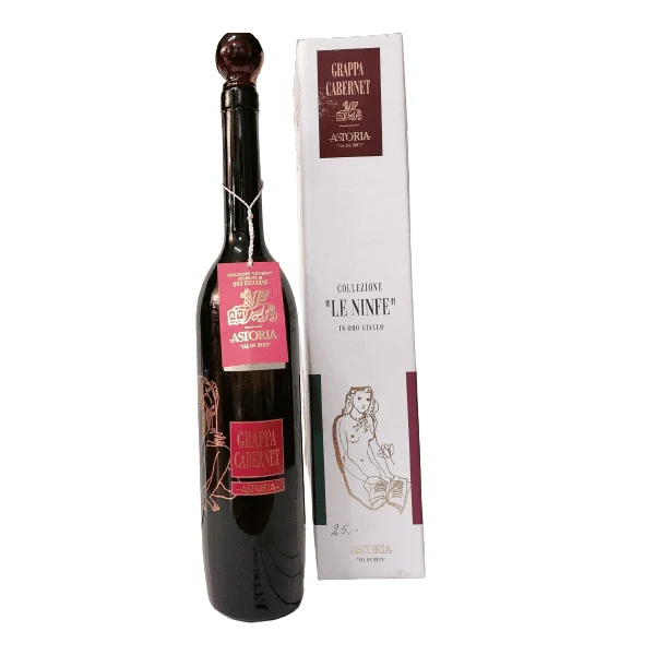 Astoria Grappa Invecchiata Cabernet Val de Brun Collezione Le Ninfe (70CL, 40% Vol.)