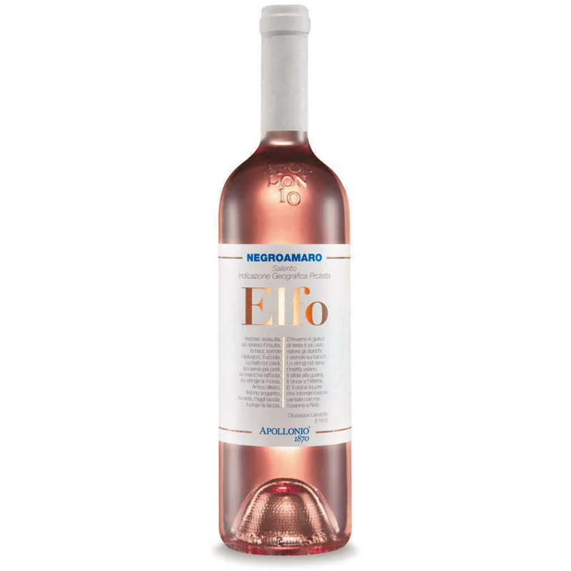 APOLLONIO VINI Elfo Negroamaro Salento I.G.P. Rosato 2022