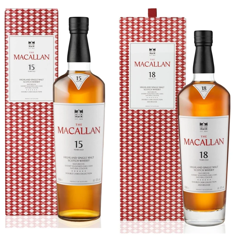 The Macallan Double Cask 15 & 18 Year Pair