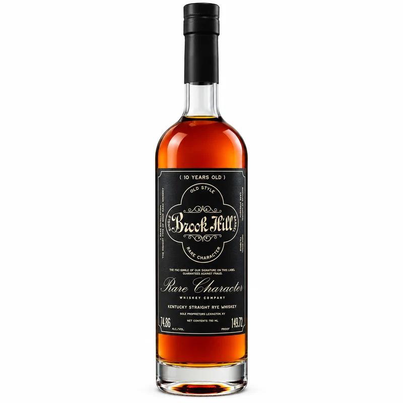 Rare Character Brook Hill 'Wild Fire Rebels' 10 Year Rye Whiskey