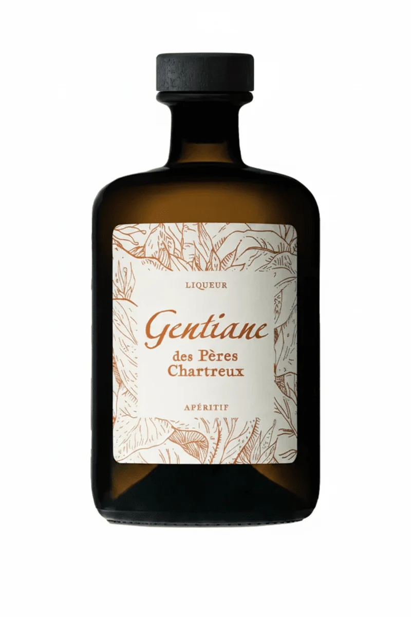 Gentiane des Peres Chartreux Liqueur Aperitif 700mL