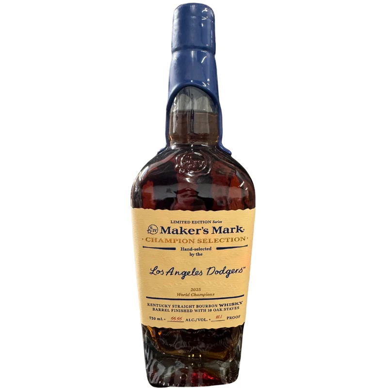 Maker's Mark Los Angeles Dodgers 2025 World Champions Selection 750mL