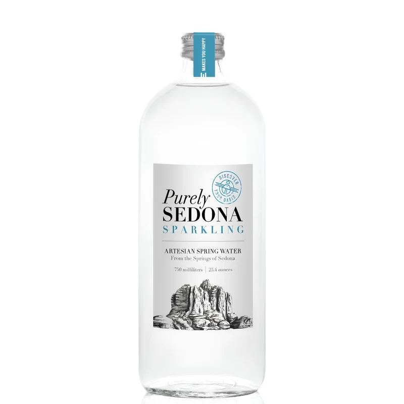 Purely Sedona Sparkling Artesian Spring Water 750ml