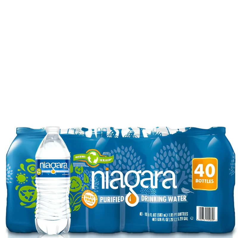 Niagara Purified Drinking Water 40pk 16.9oz
