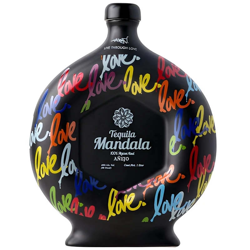 Mandala Limited Edition 'Live Through Love' Anejo Tequila 1L