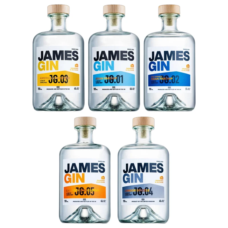 James Gin Five — JG.01 to JG.05
