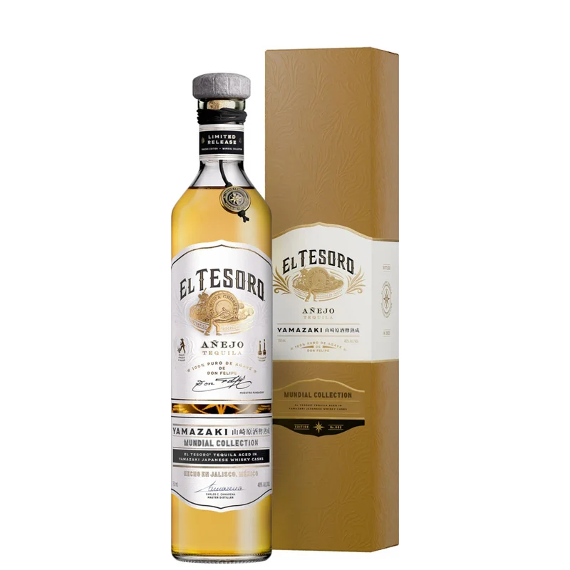 El Tesoro Añejo Tequila Yamazaki Mundial Collection 750ml