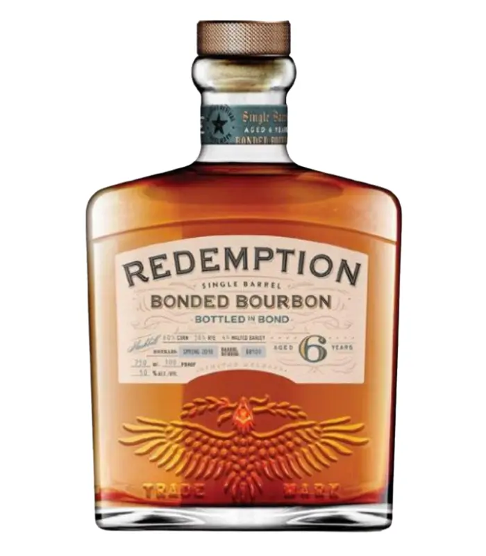 Redemption 6-Year Single Barrel Bonded Bourbon 750mL