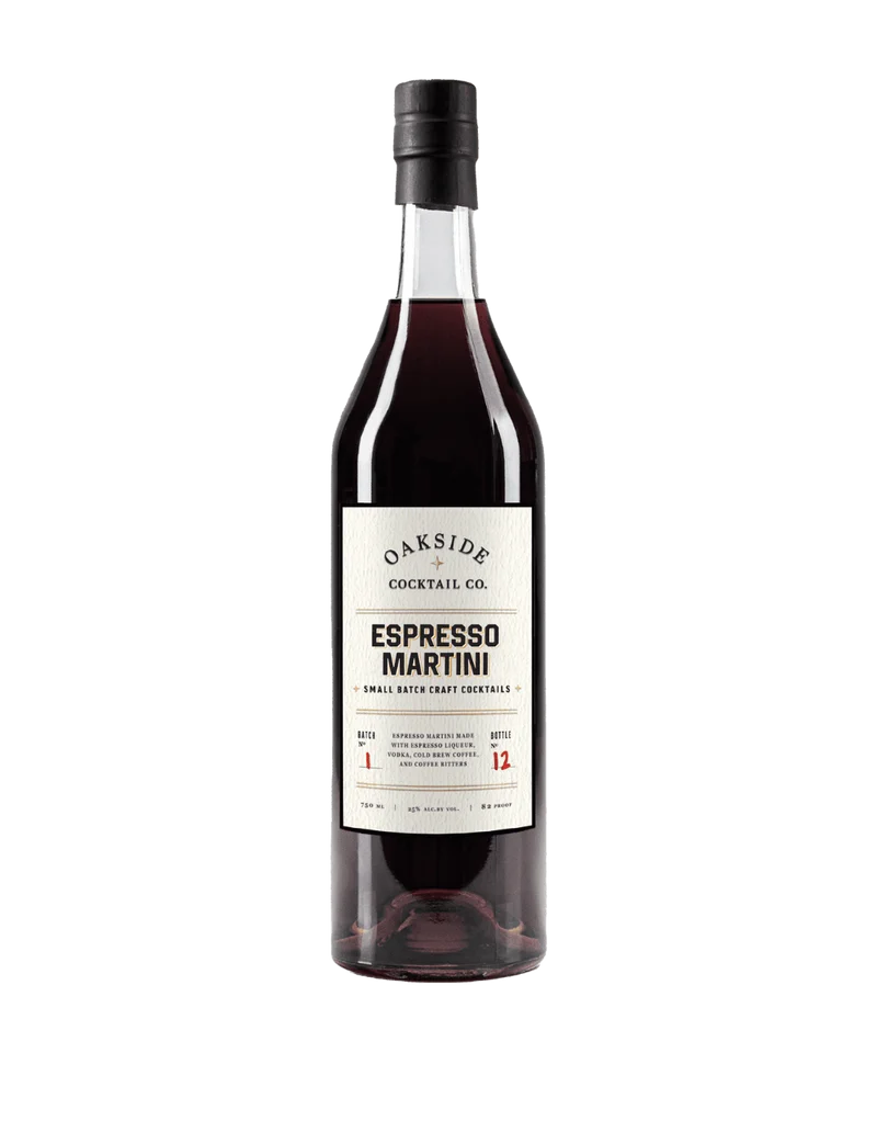 Oakside Espresso Martini Ready-to-Drink Cocktail 750mL