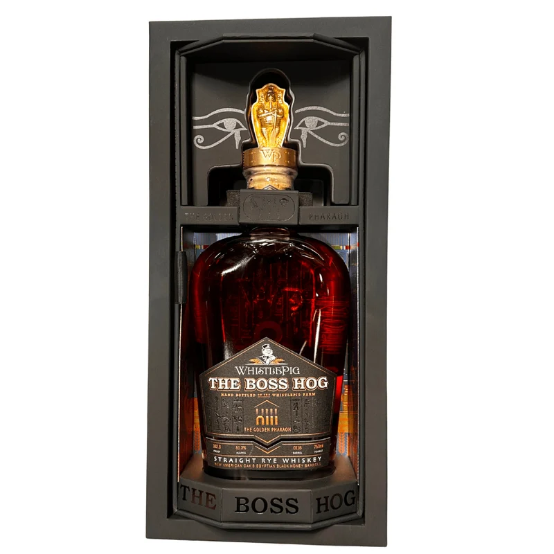 WhistlePig Boss Hog XIII 'The Golden Pharaoh' Golden Topper Straight Rye 750mL