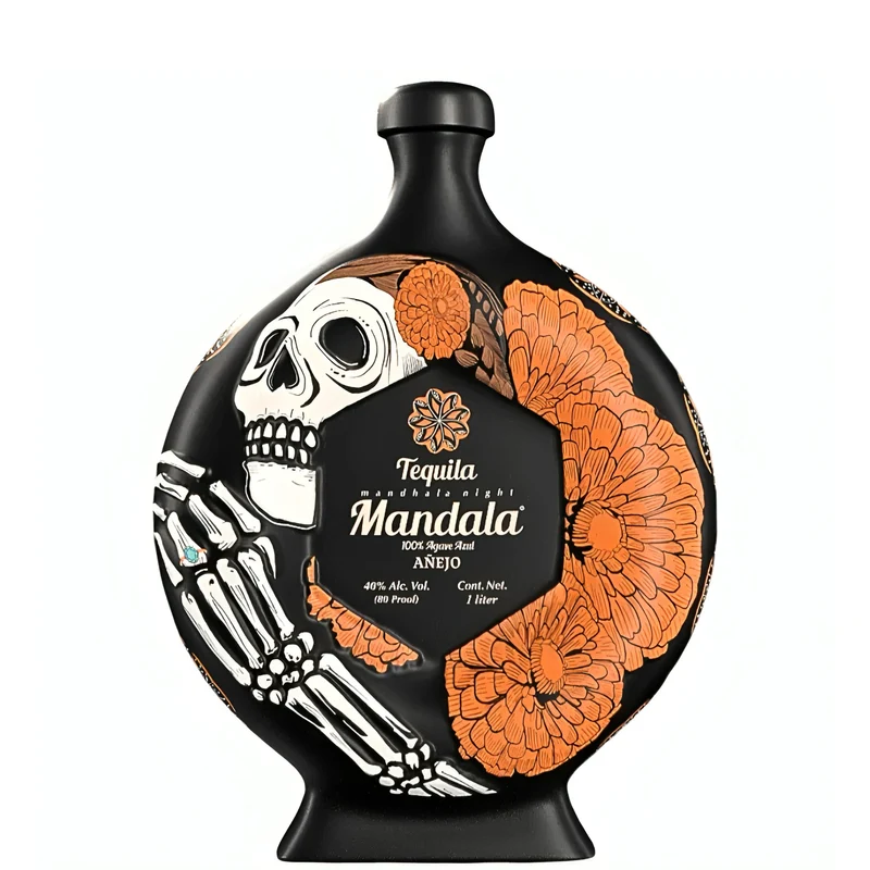 Mandala Tequila Anejo Dia De Los Muertos "La Catrina" 2025 Edition 1L