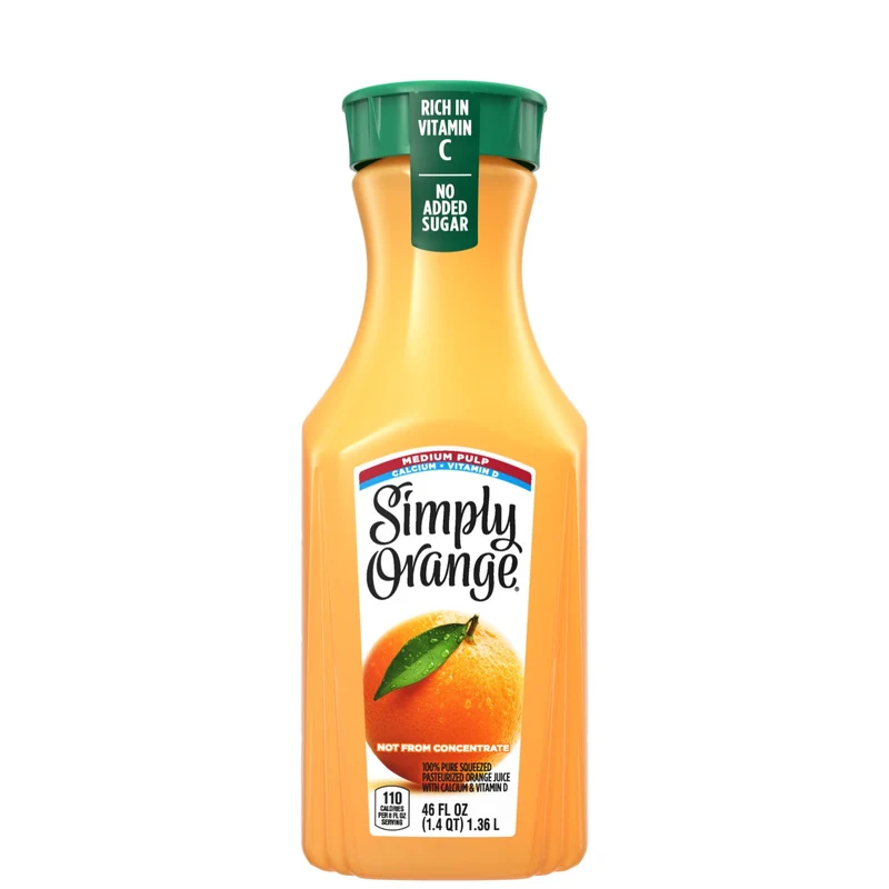 Simply Orange Medium Pulp W/Calcium & Vitamin D Juice 46oz