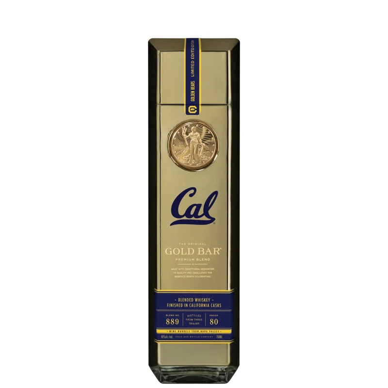 The Original Gold Bar Cal Golden Bears Collection Blended Whiskey 750ml