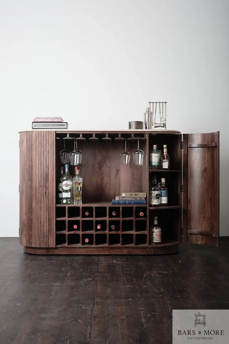Bar Cabinet - Memphis with wheels