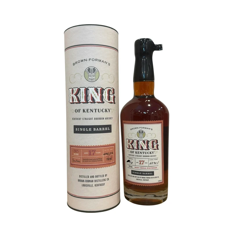 King Of Kentucky 2025 Release (18 Bottle Barrel) Single Barrel #60 127.8 Proof
