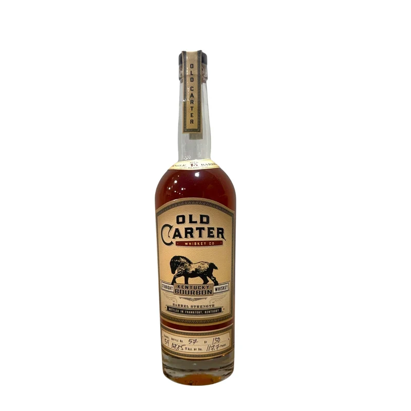 Old Carter Bourbon Whiskey #54 13 Year Single Barrel 117.7 Proof
