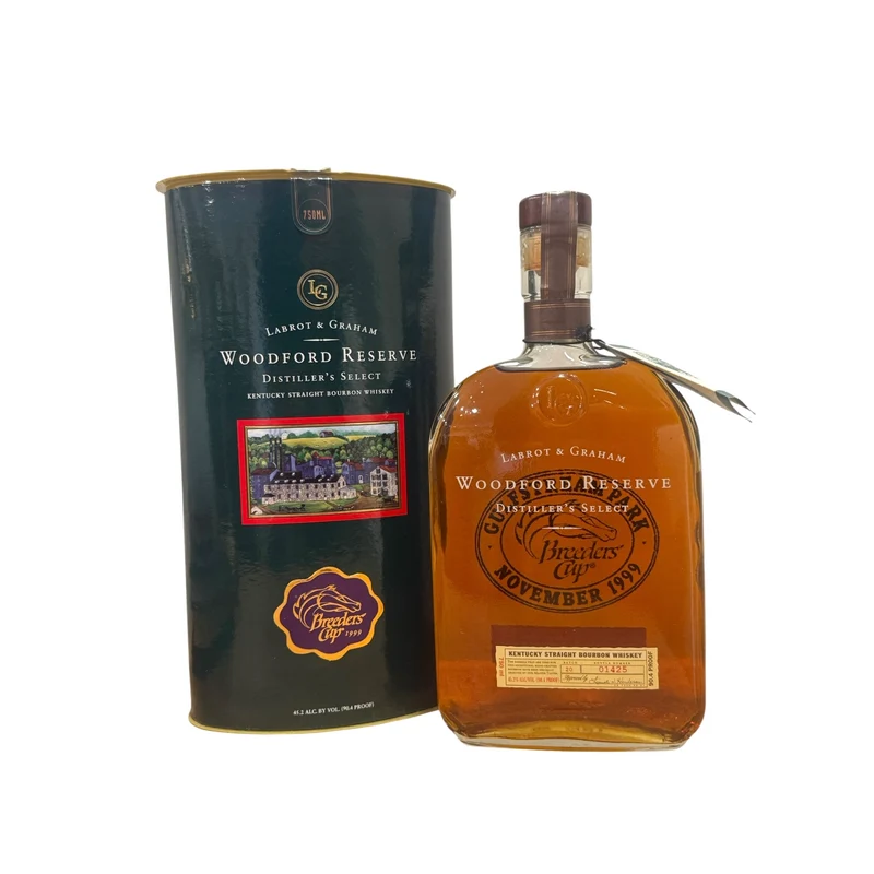 1999 Woodford Reserve Breeders' Cup Distiller's Select Bourbon 750ml with Commemorative Box