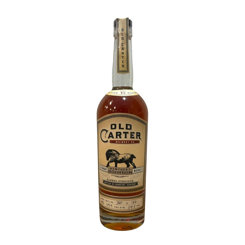 Old Carter Bourbon Whiskey #97 13 Year Single Barrel 119.8 Proof