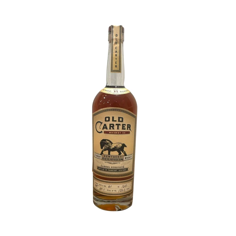 Old Carter Bourbon Whiskey #95 13 Year Single Barrel 120.2 Proof