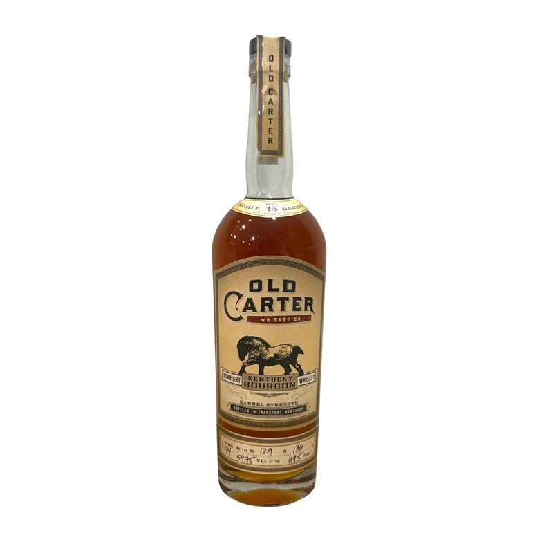 Old Carter Bourbon Whiskey #94 13 Year Single Barrel 119.5 Proof