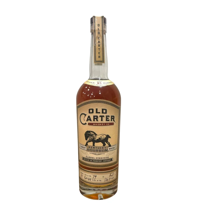 Old Carter Bourbon Whiskey #81 13 Year Single Barrel 120.7 Proof