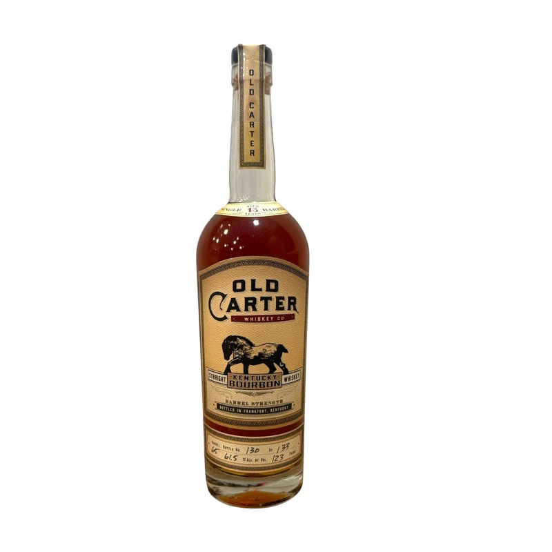 Old Carter Bourbon Whiskey #65 13 Year Single Barrel 123 Proof