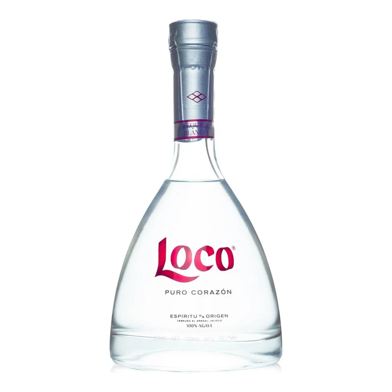Loco Tequila Blanco Puro Corazón