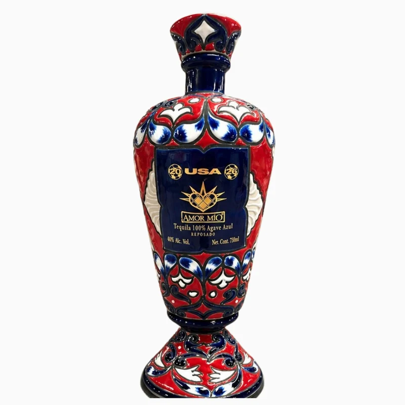 Amor Mio Reposado Ceramic Tequila FIFA World Cup USA Edition