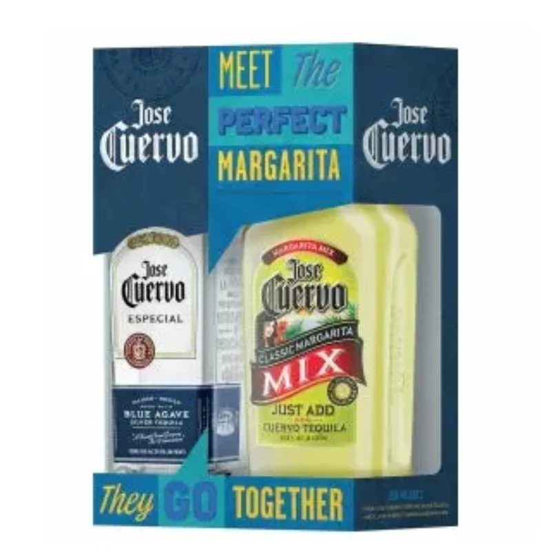 Jose Cuervo Especial Silver Tequila with Margarita Mix 750ml
