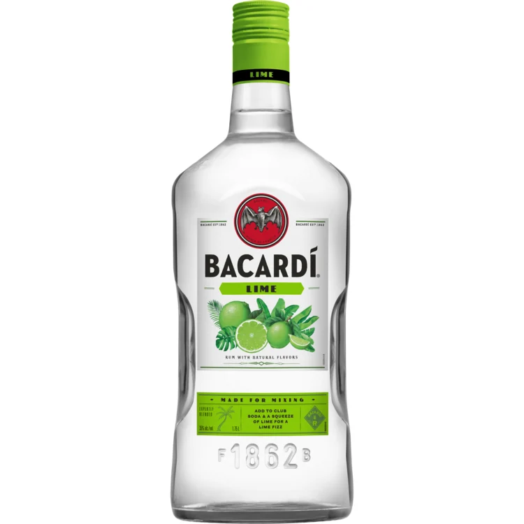 Bacardi Lime Flavored Rum 1.75L
