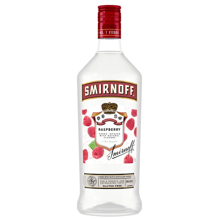 Smirnoff Raspberry Flavored Vodka 1.75L