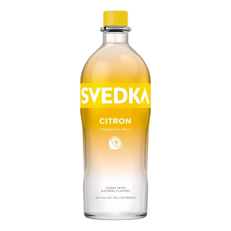 Svedka Citron Lemon Flavored Vodka 1.75L