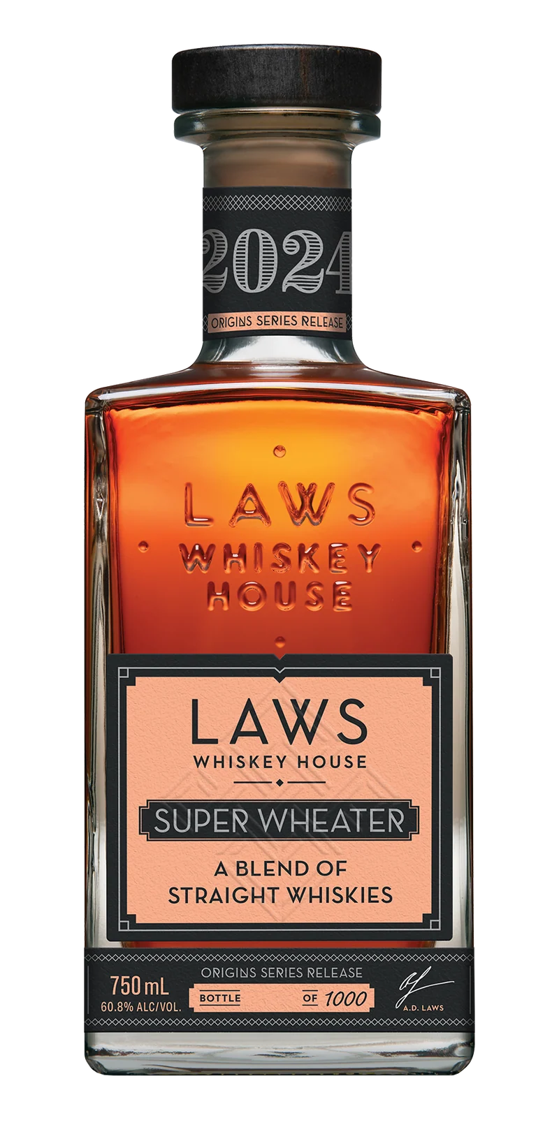 Laws Origins Super Wheater Straight Whiskey 750mL