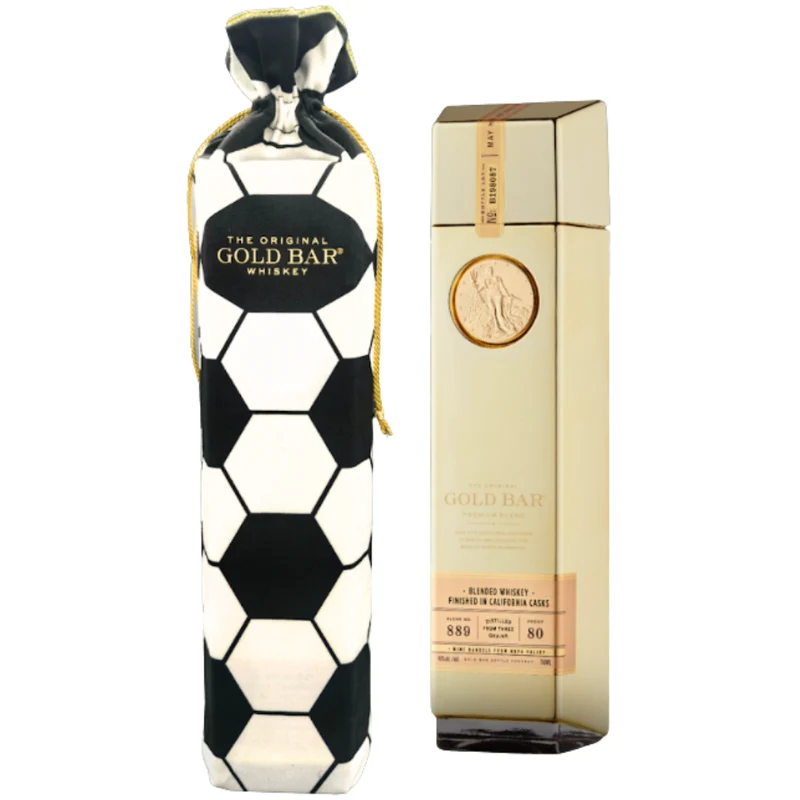 Gold Bar Blended American Whiskey Soccer Bag Edition
